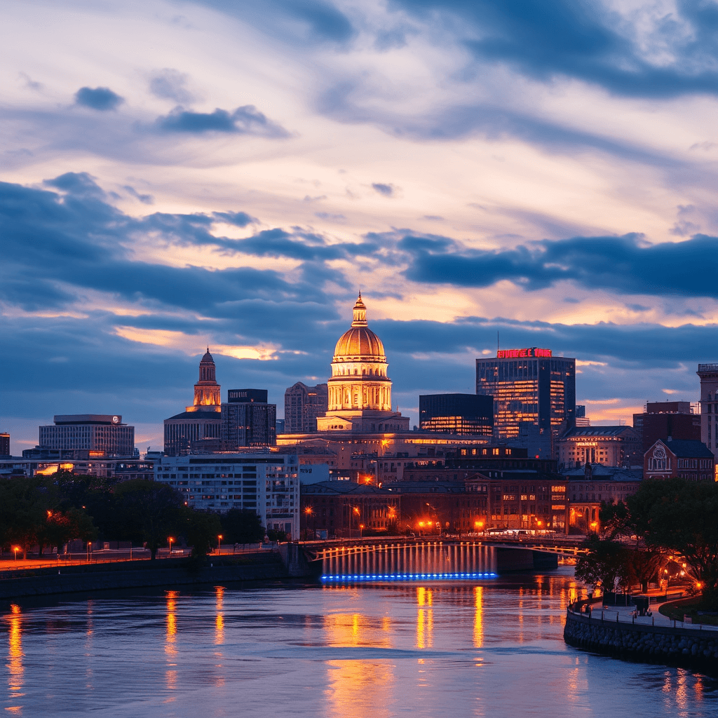 Providence Rhode Island skyline